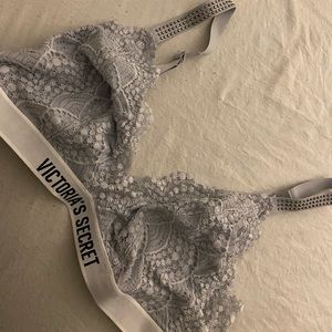 Victorias Secret Lace Rhinestone Bralette